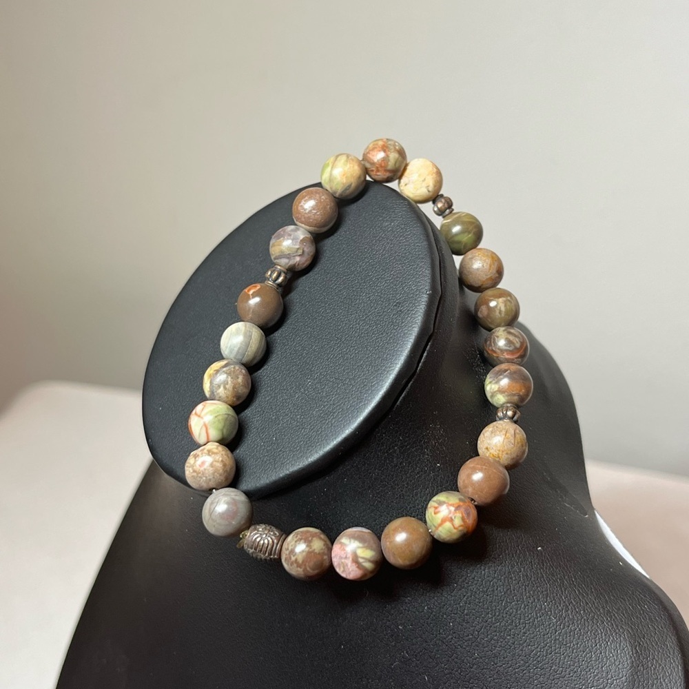 Beaded stretch bracelet. Stack em up for a bold fun Boho look!